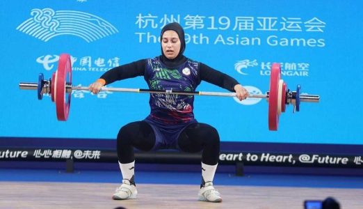 مسابقات وزنه برداری قهرمانی آسیا| نهمی و دهمی وزنه برداران ایران در دسته 71 کیلوگرم زنان