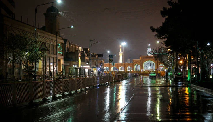 مکان های دیدنی مشهد در شب