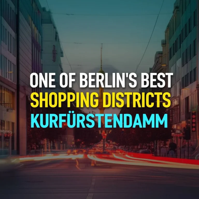یکی از بهترین منطقه های خرید برلین کورفورستندام Kurfürstendamm