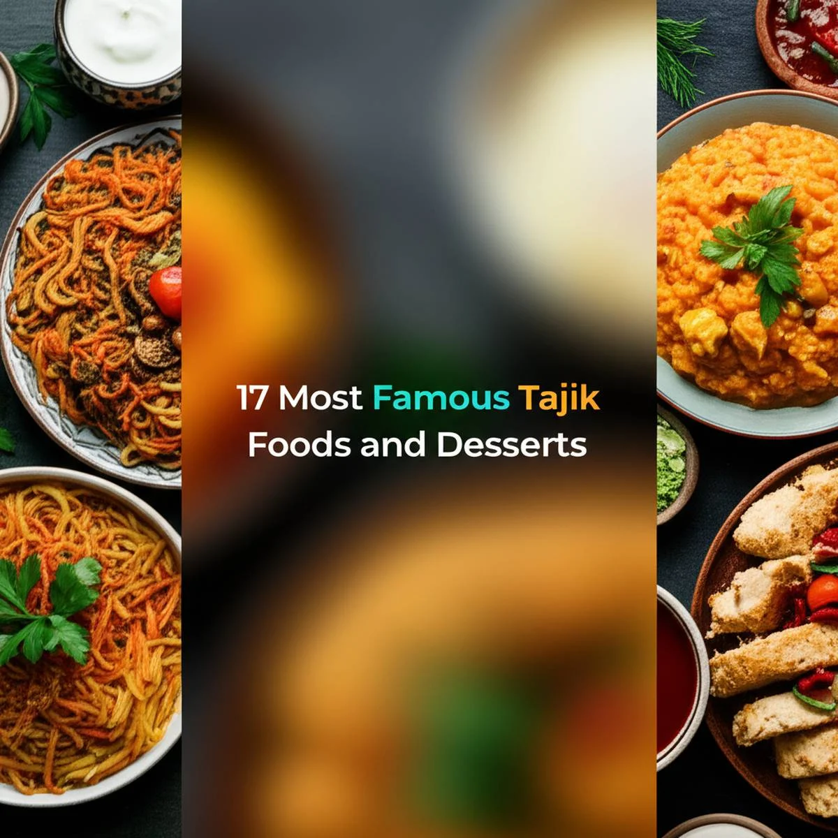 ۱۷ مورد از معروف ترین غذاها و دسرهای تاجیکستان
