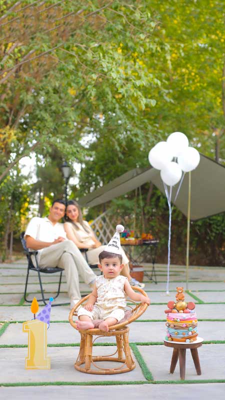 عکاسی تولد در آتلیه 