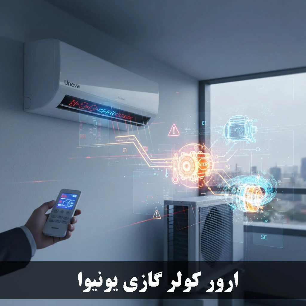 ارور کولر گازی یونیوا