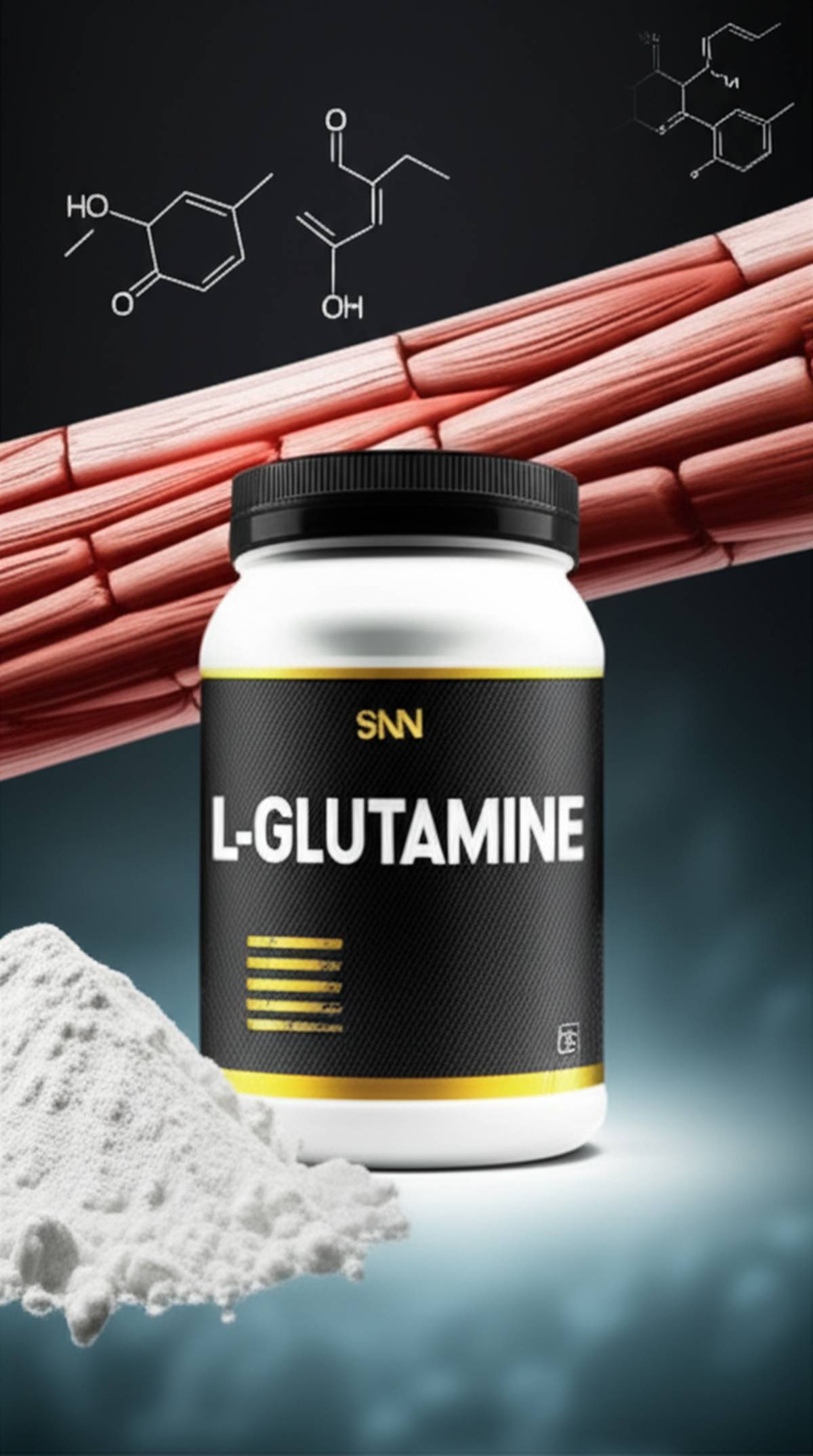 نقد و بررسی کامل پودر ال گلوتامین SNN | مزایا و معایب