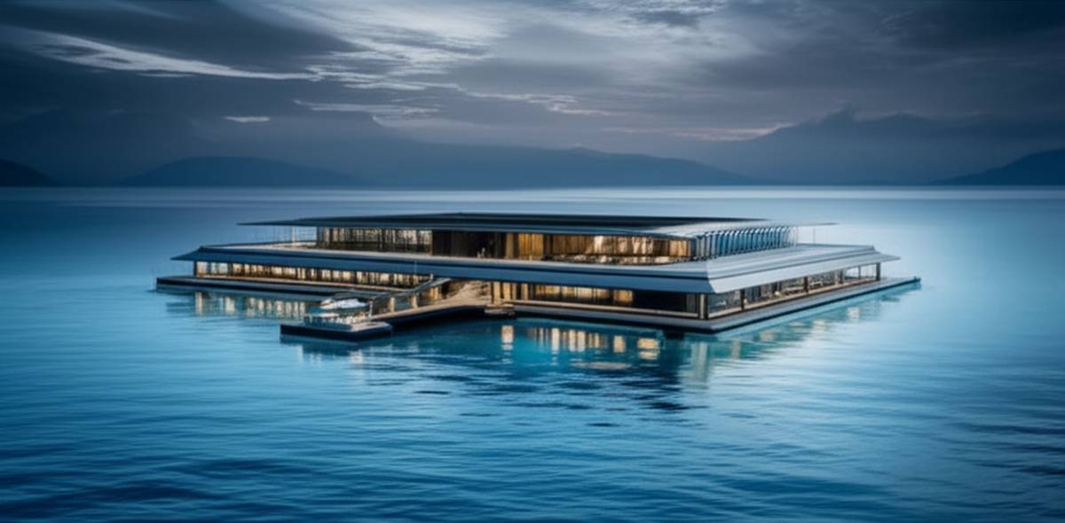 کاخ شناور کمپینسکی: راهنمای معماری یک شاهکار روی آب