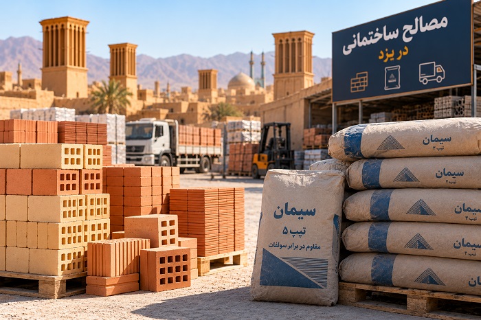 خرید آجر و سیمان در یزد؛ راهنمای انتخاب فروشگاه